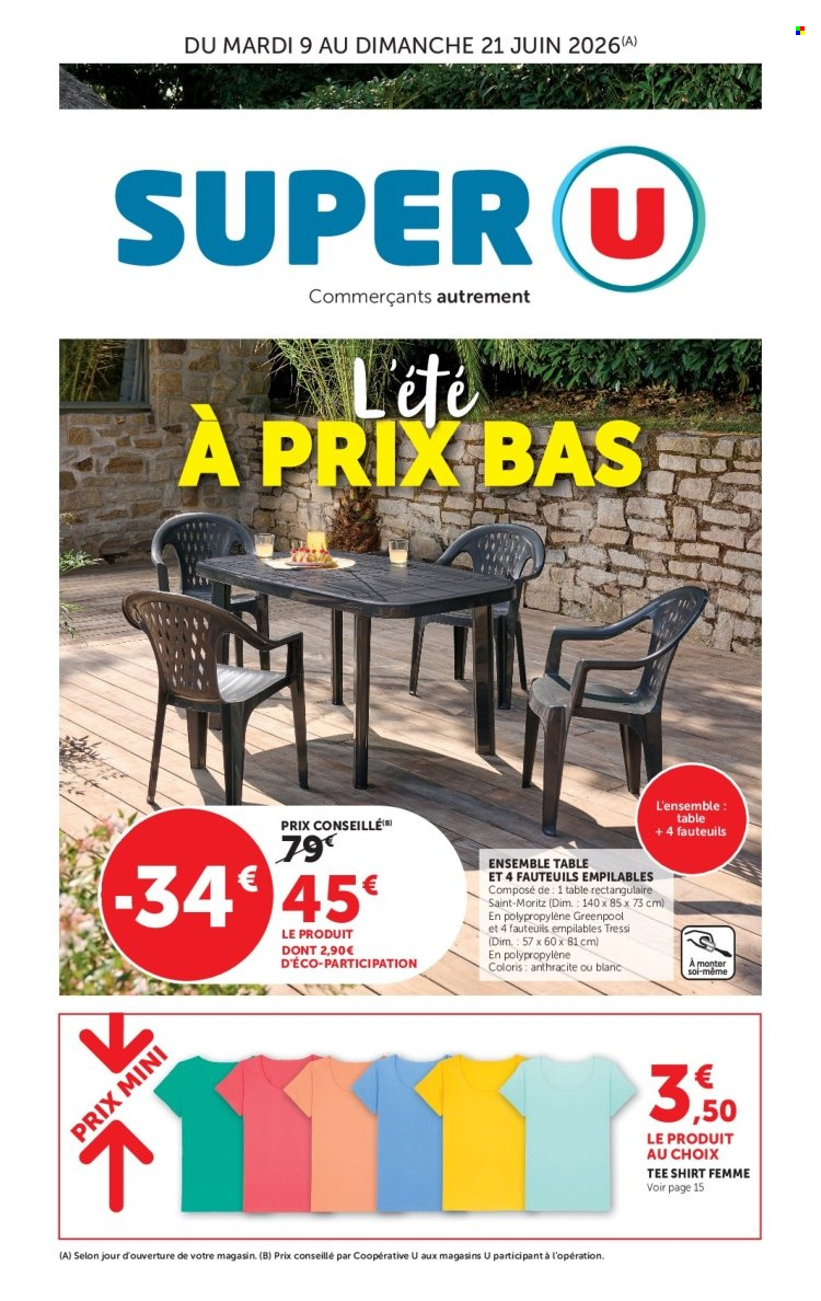 Catalogue SUPER U - 09.06.2026 - 21.06.2026. Page 1