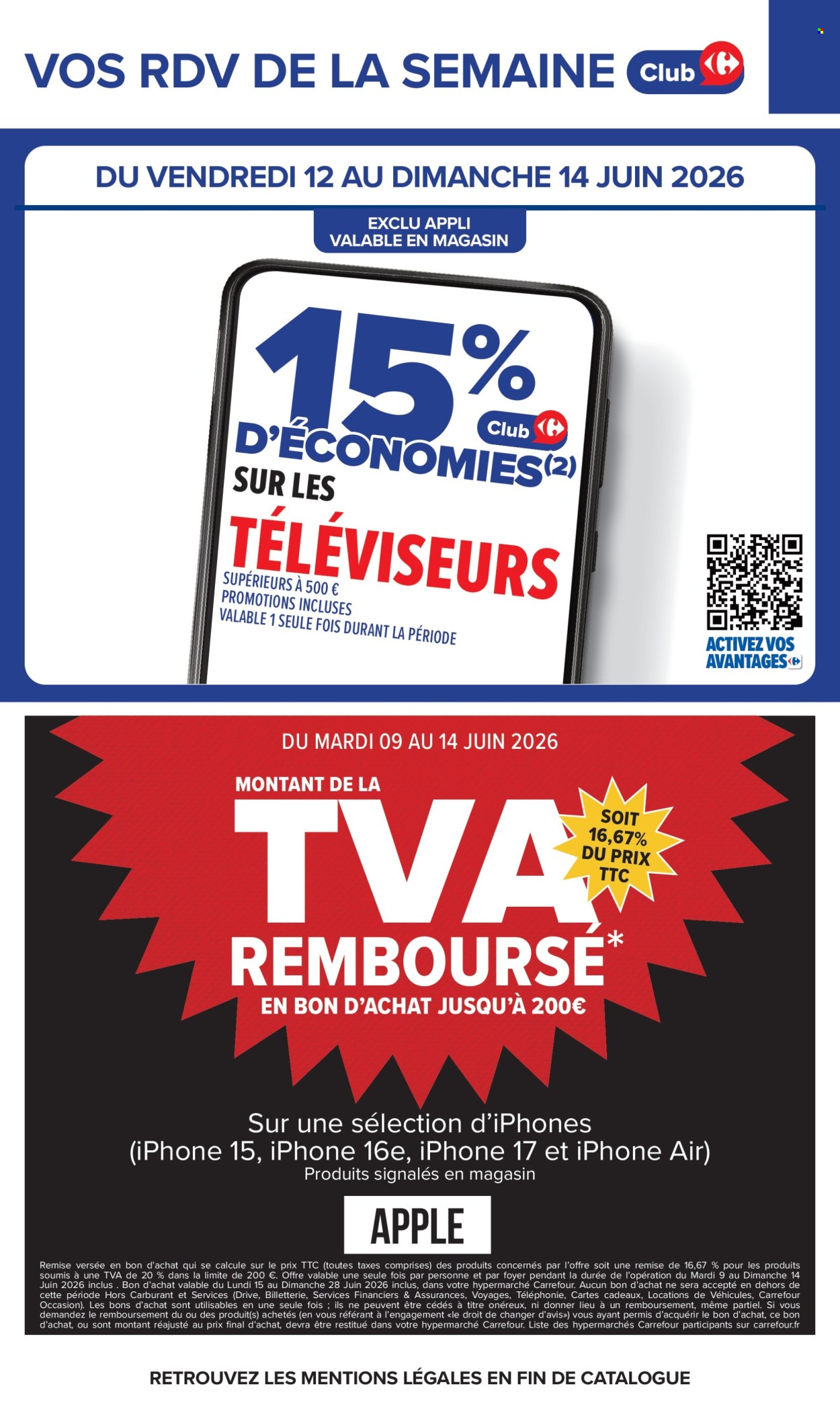 Catalogue Carrefour Hypermarchés - 09.06.2026 - 22.06.2026. Page 4