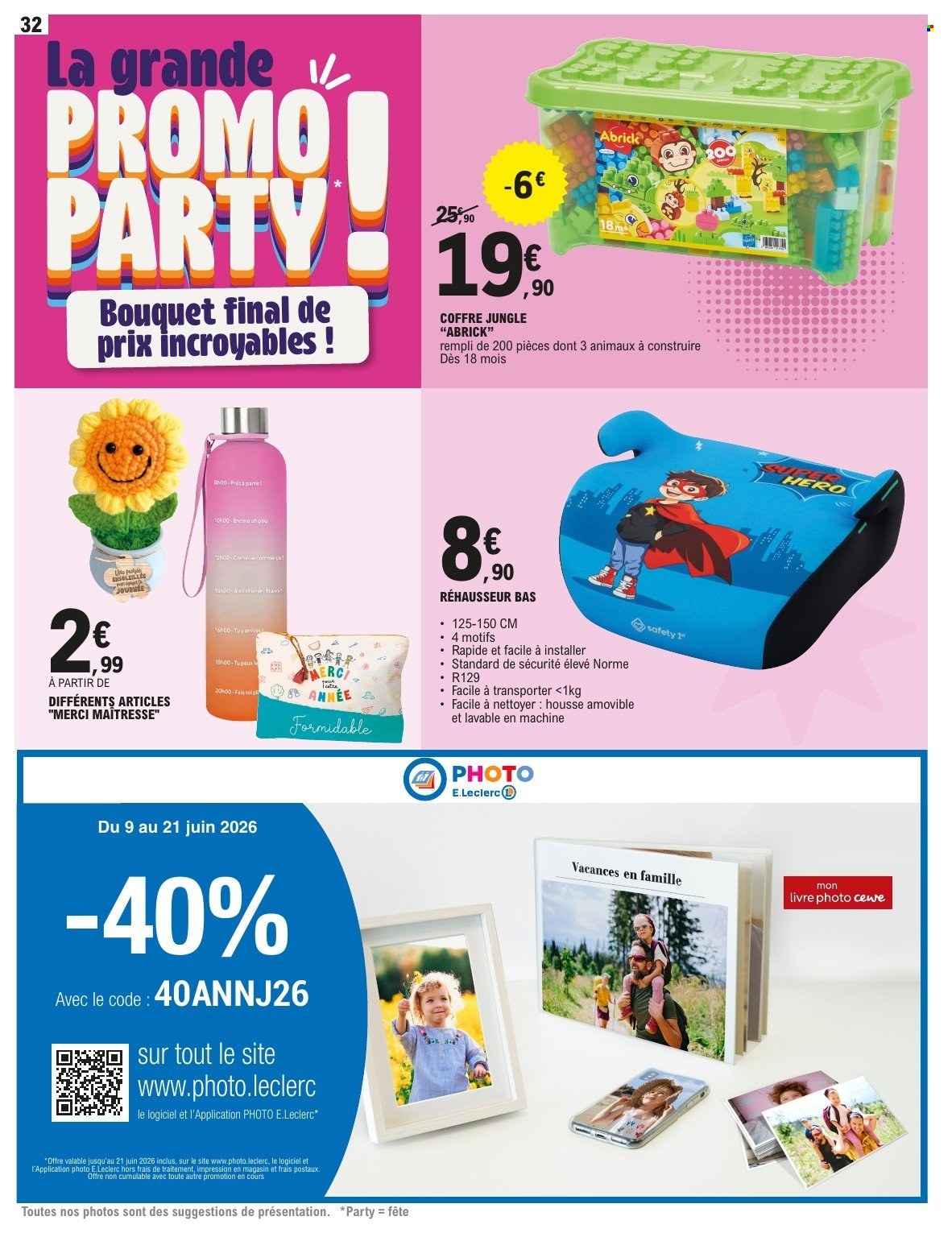 Catalogue E.Leclerc - 09.06.2026 - 13.06.2026. Page 32