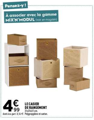 LE CASIER DE RANGEMENT