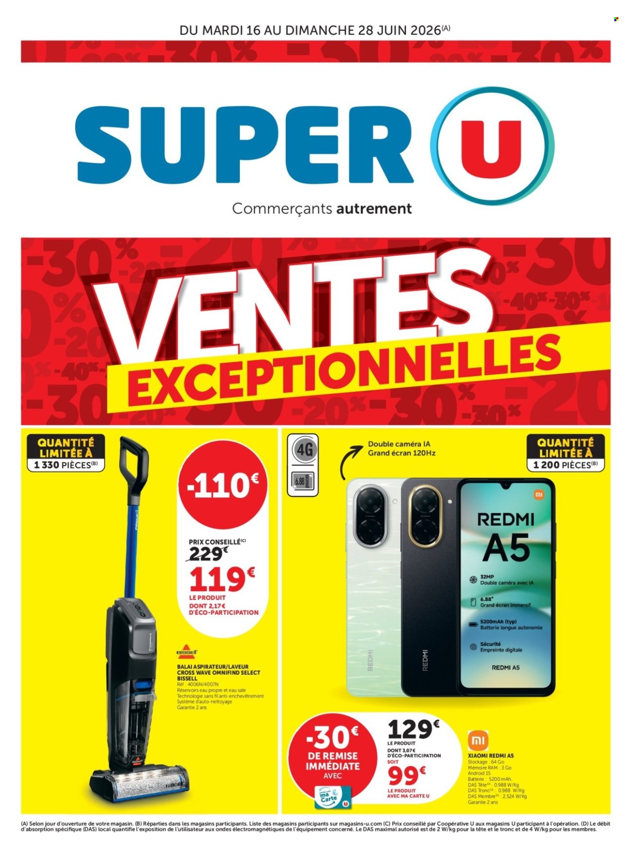 Catalogue SUPER U - 16.06.2026 - 28.06.2026. Page 1