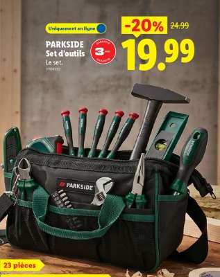 PARKSIDE Set d'outils