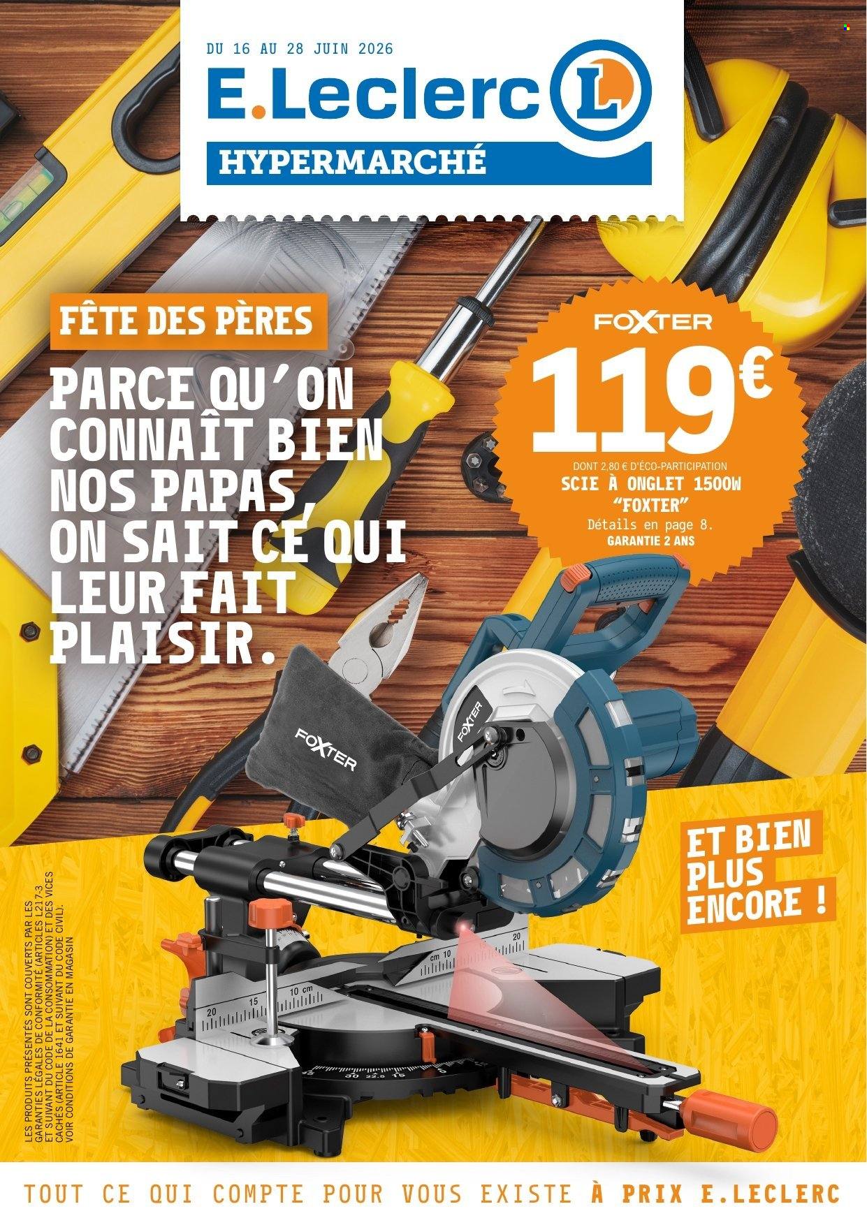 Catalogue E.Leclerc - 16.06.2026 - 28.06.2026. Page 1