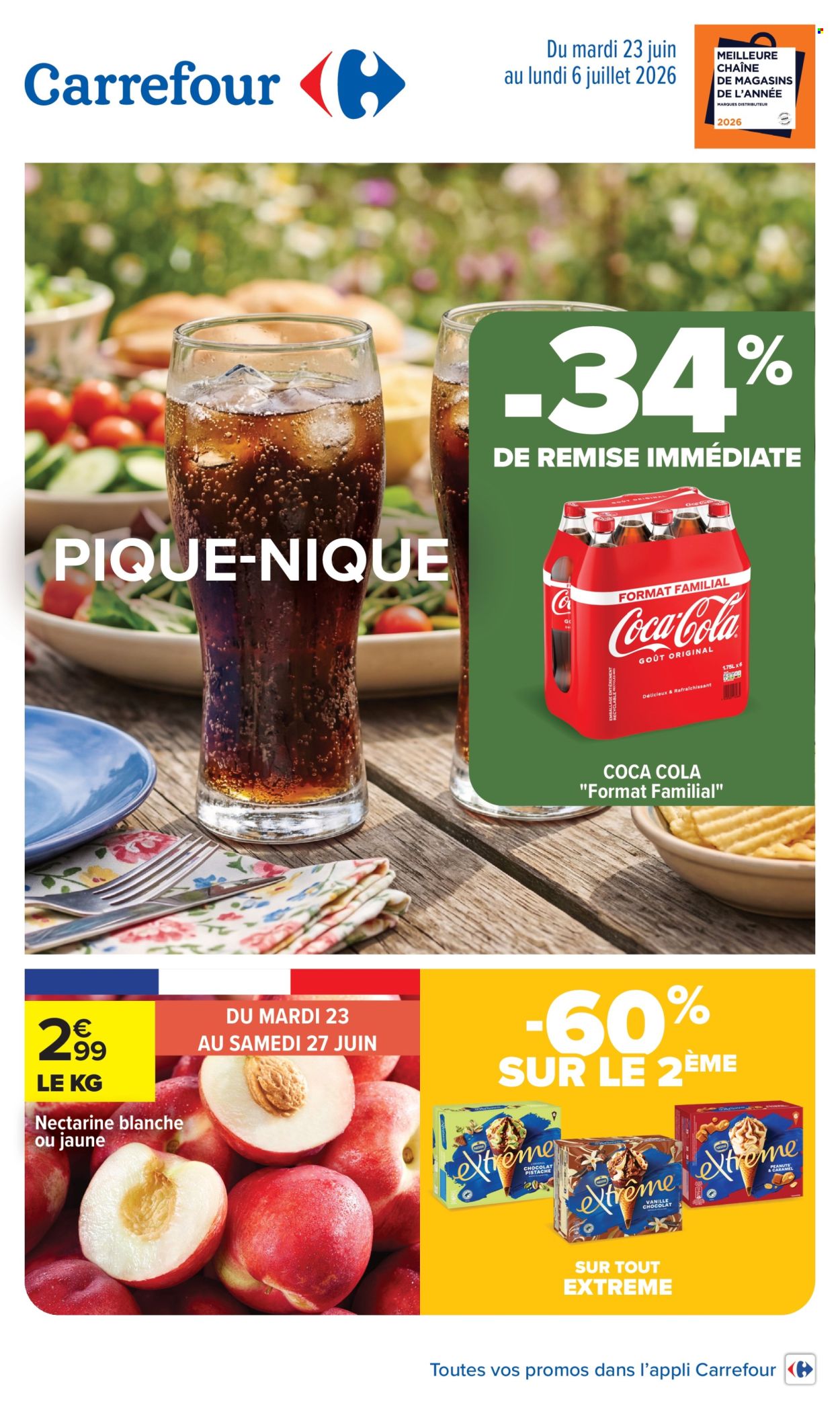 Catalogue Carrefour Hypermarchés - 23.06.2026 - 06.07.2026. Page 1
