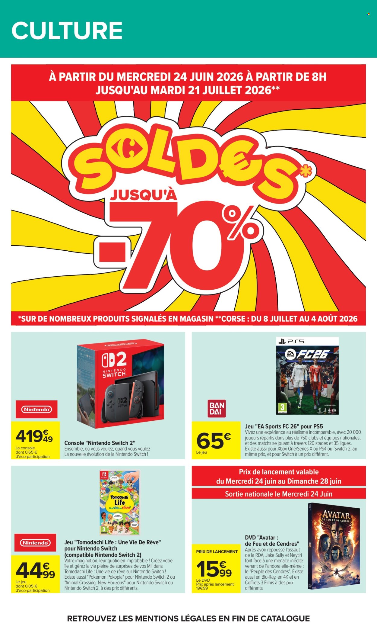 Catalogue Carrefour Hypermarchés - 23.06.2026 - 06.07.2026. Page 69