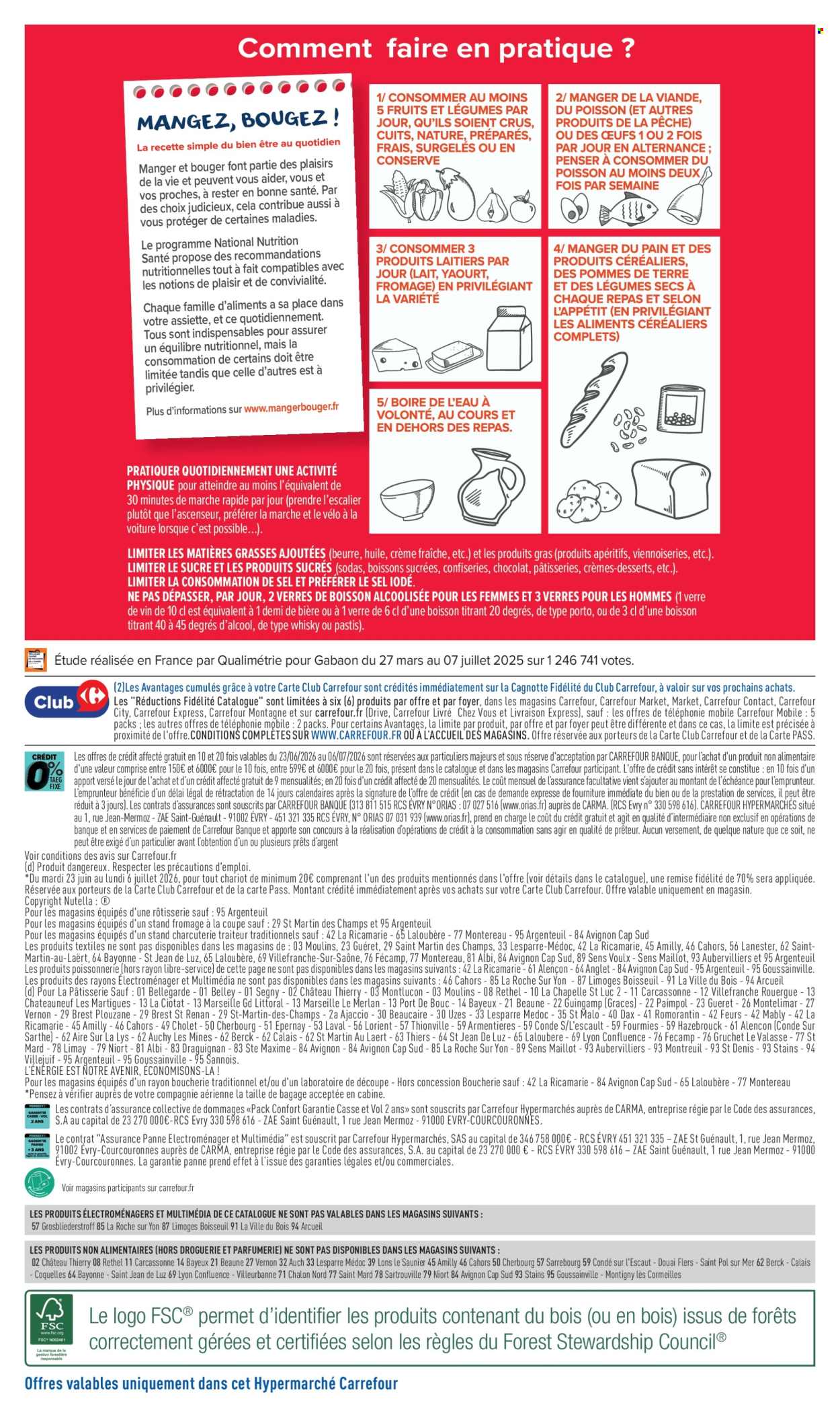 Catalogue Carrefour Hypermarchés - 23.06.2026 - 06.07.2026. Page 80
