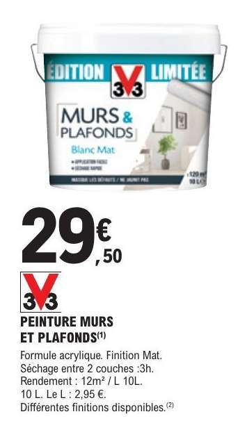 PEINTURE MURS ET PLAFONDS