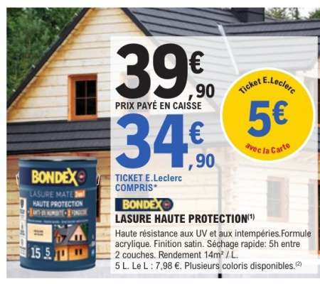 BONDEX LASURE HAUTE PROTECTION