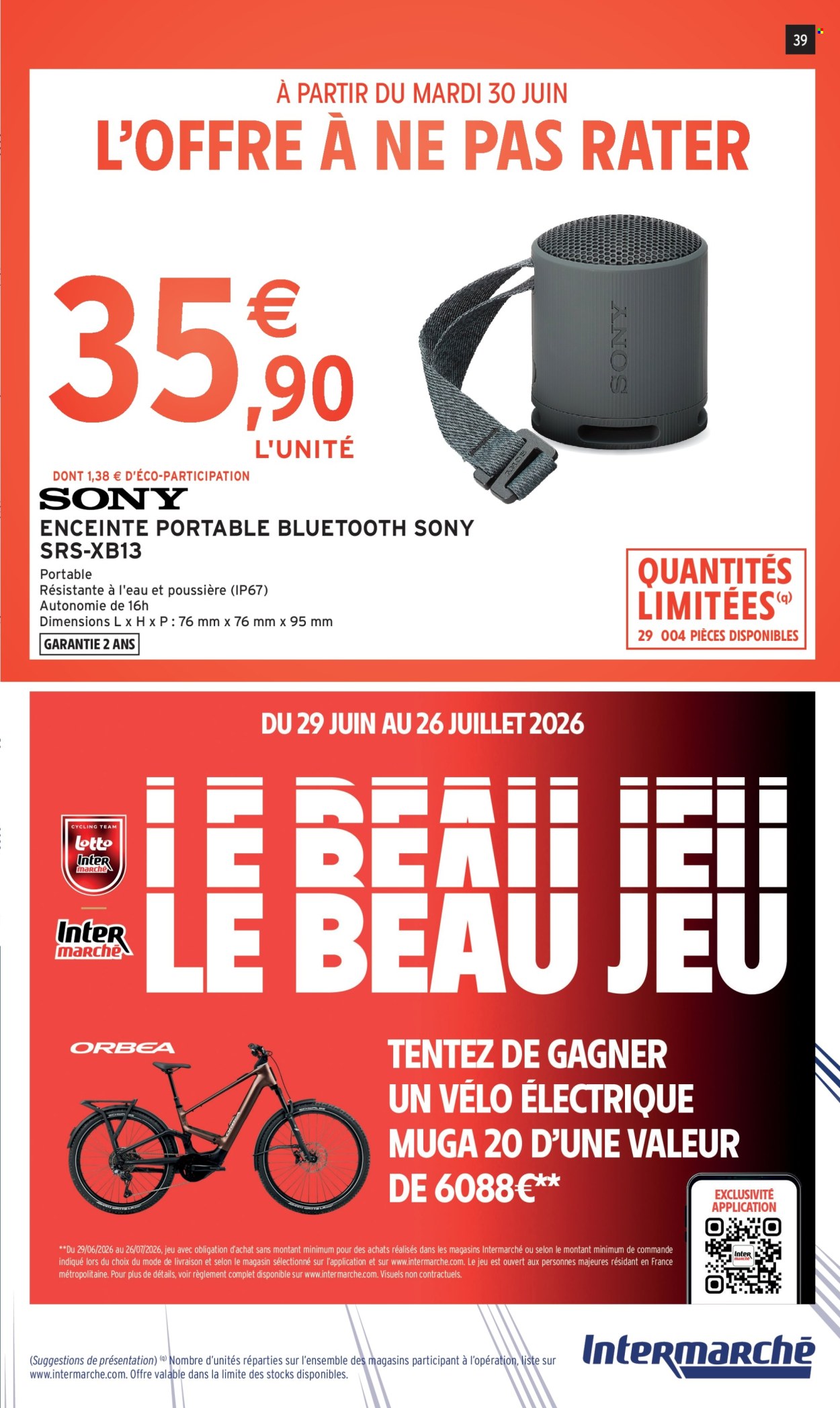 Catalogue Intermarché Super - 30.06.2026 - 12.07.2026. Page 39