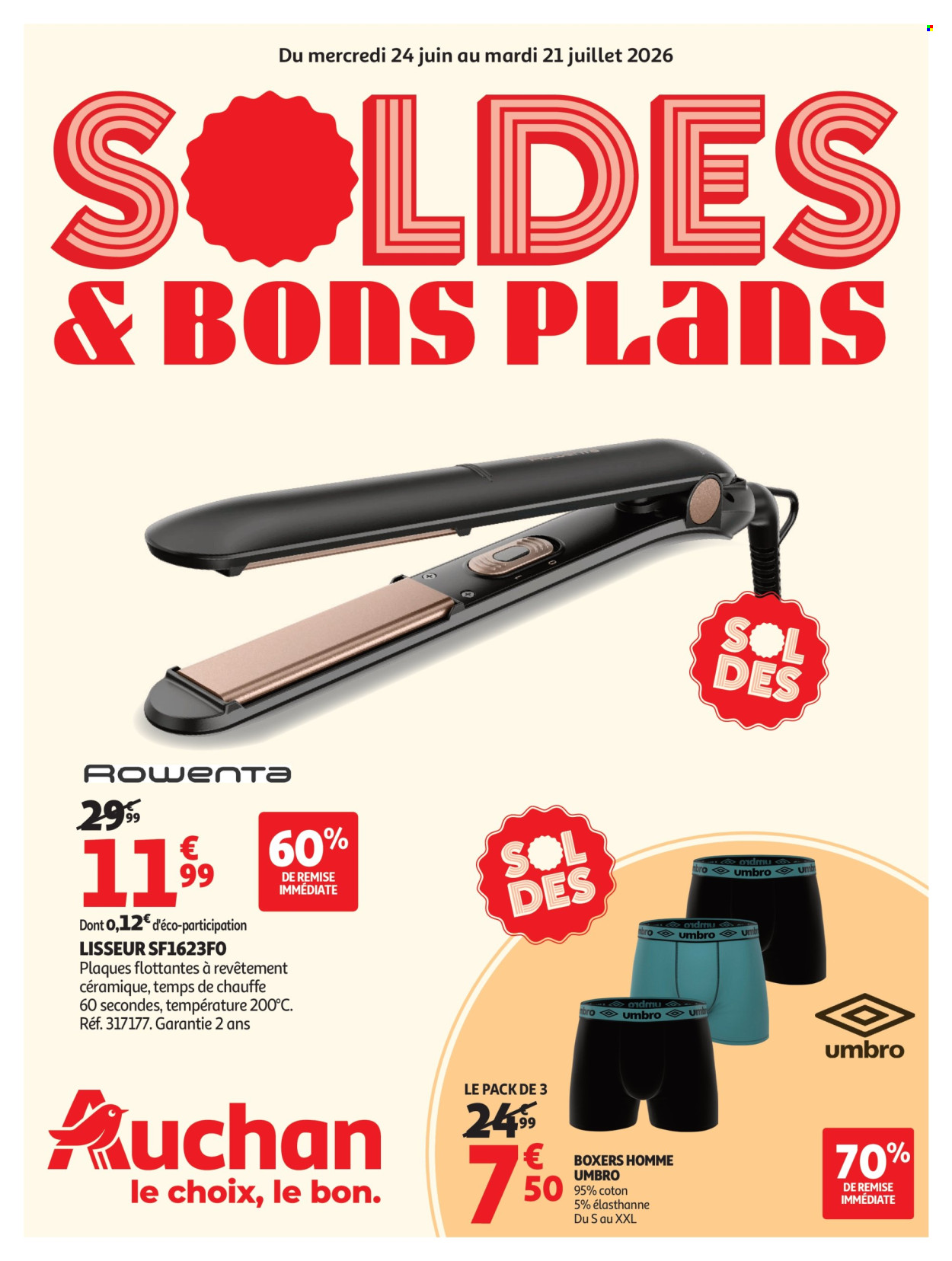 Catalogue Auchan - 24.06.2026 - 21.07.2026. Page 1