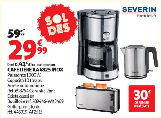 CAFETIÈRE KA 4825 INOX