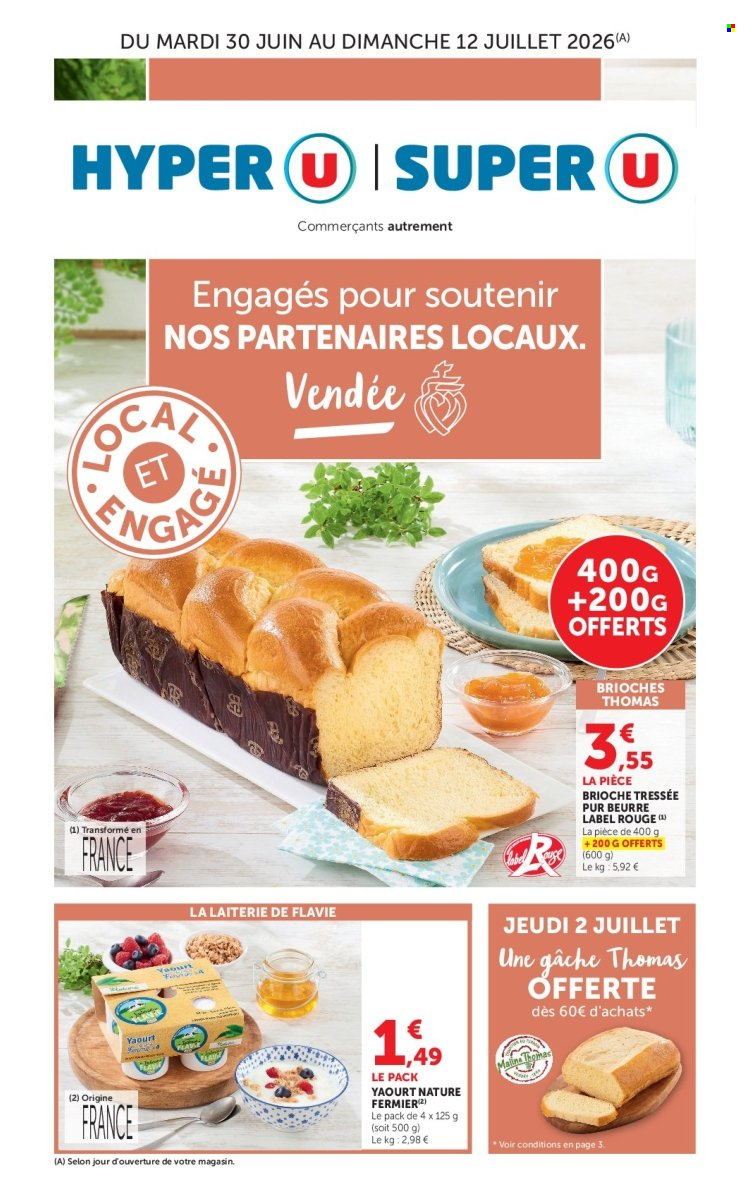 Catalogue Magasins U - 30.06.2026 - 12.07.2026. Page 1