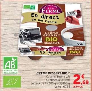CRÈME DESSERT BIO