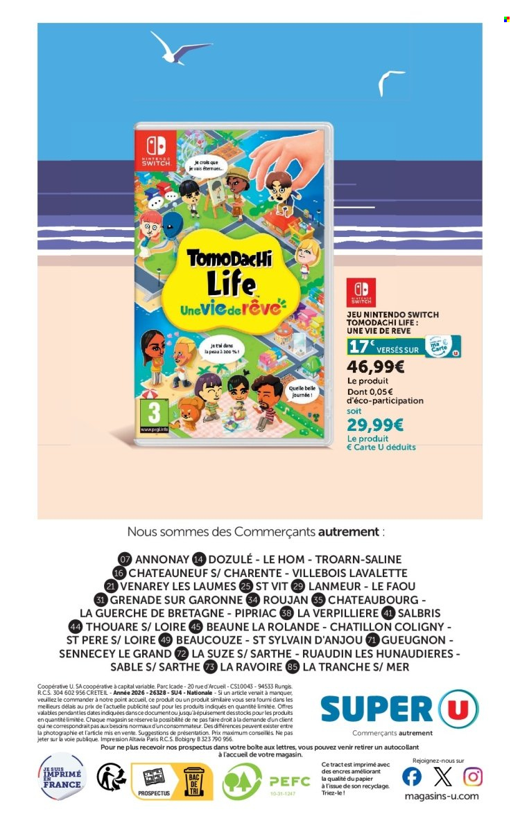 Catalogue SUPER U - 01.07.2026 - 16.08.2026. Page 16