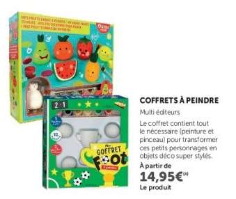 Coffrets à peindre