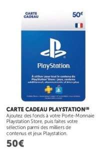 Carte Cadeau PlayStation