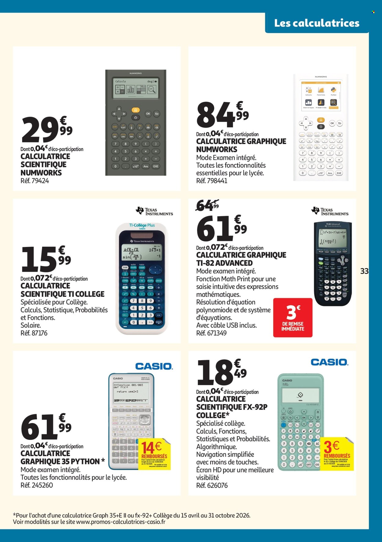 Catalogue Auchan - 30.06.2026 - 30.08.2026. Page 33