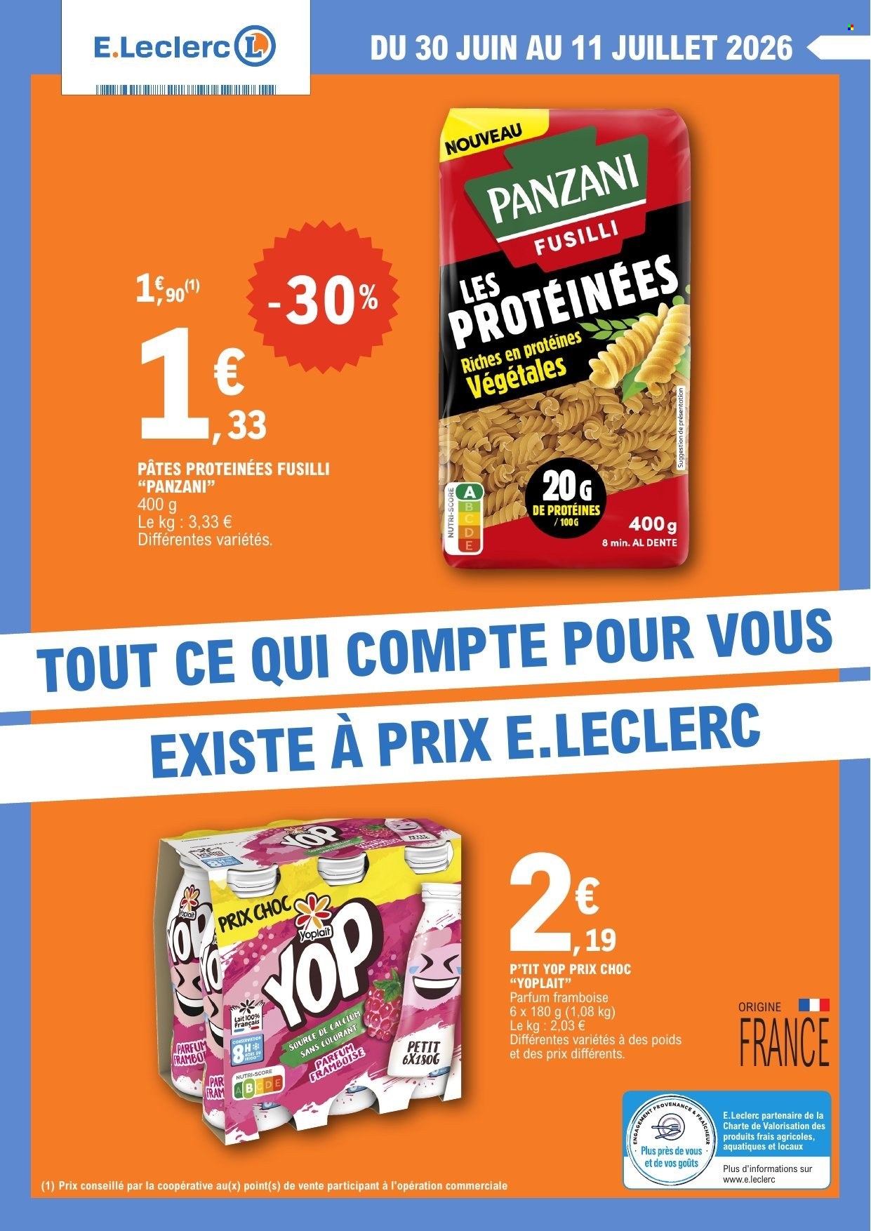 Catalogue E.Leclerc - 30.06.2026 - 11.07.2026. Page 1