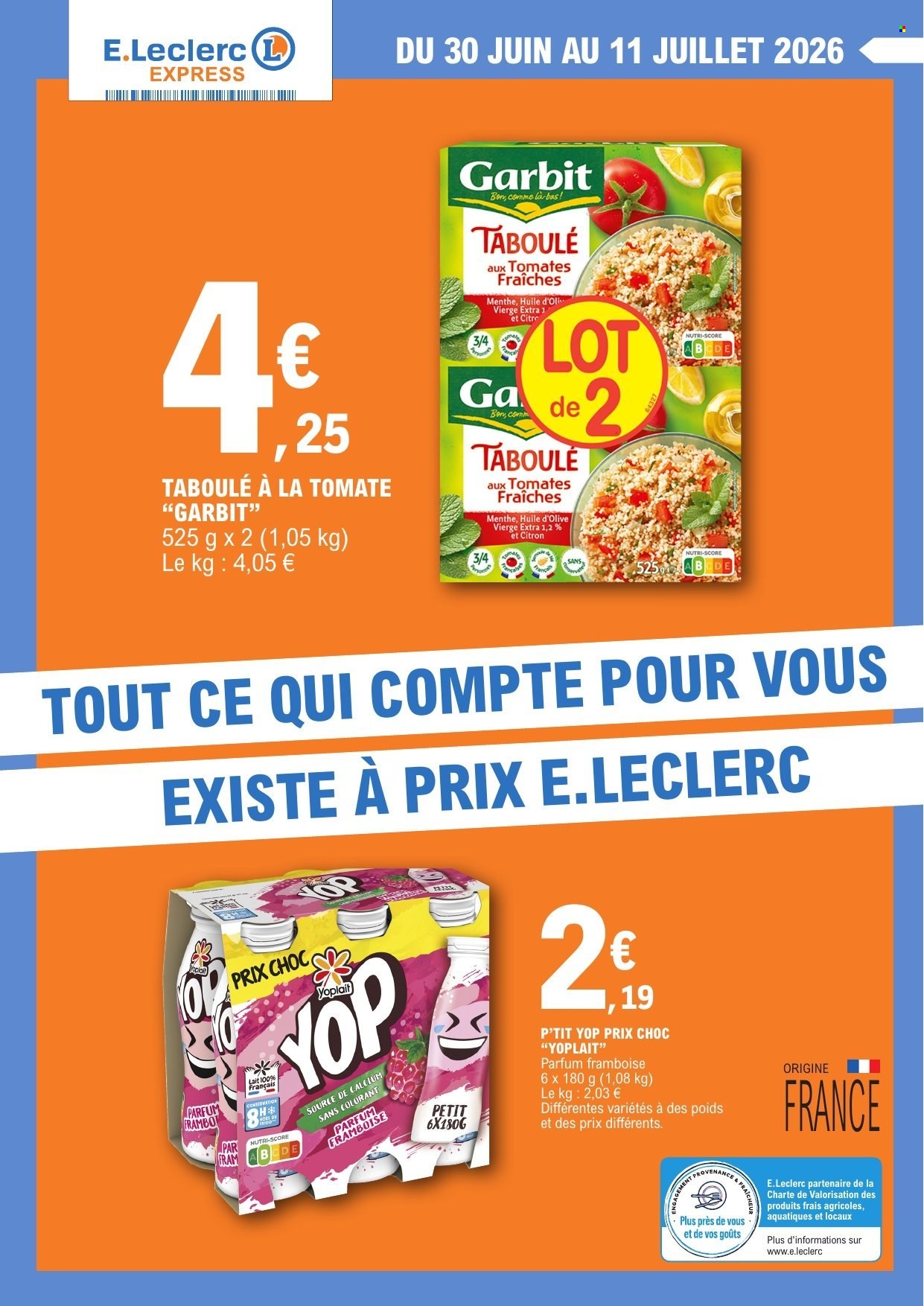 Catalogue E.Leclerc - 30.06.2026 - 11.07.2026. Page 1
