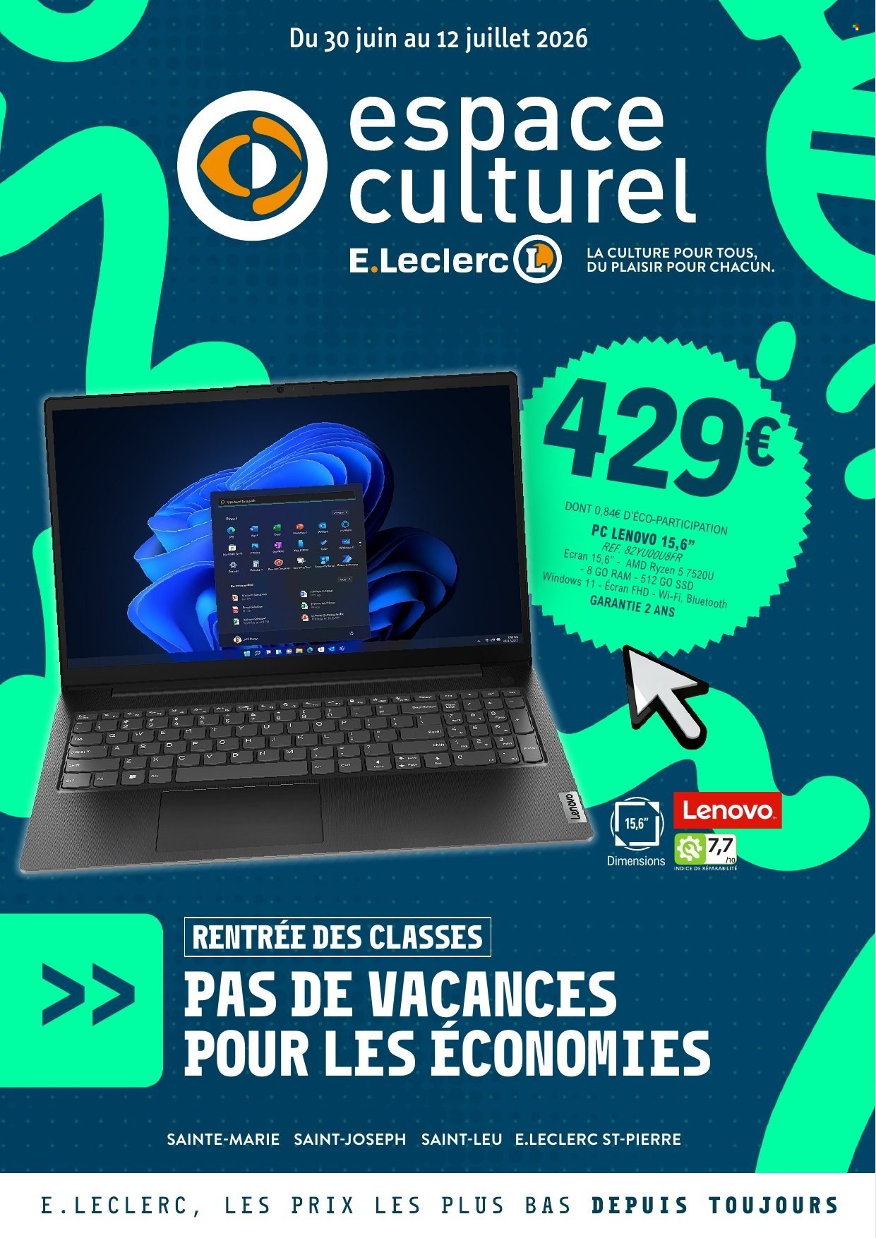 Catalogue E.Leclerc - 30.06.2026 - 12.07.2026. Page 1