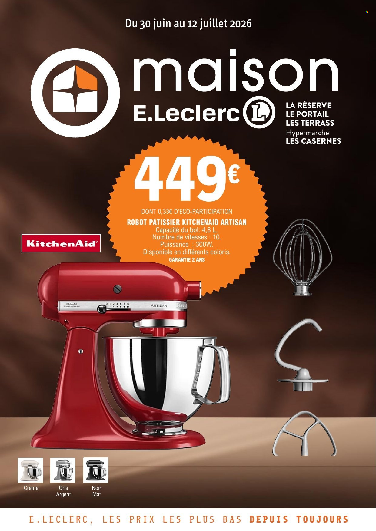 Catalogue E.Leclerc - 30.06.2026 - 12.07.2026. Page 1