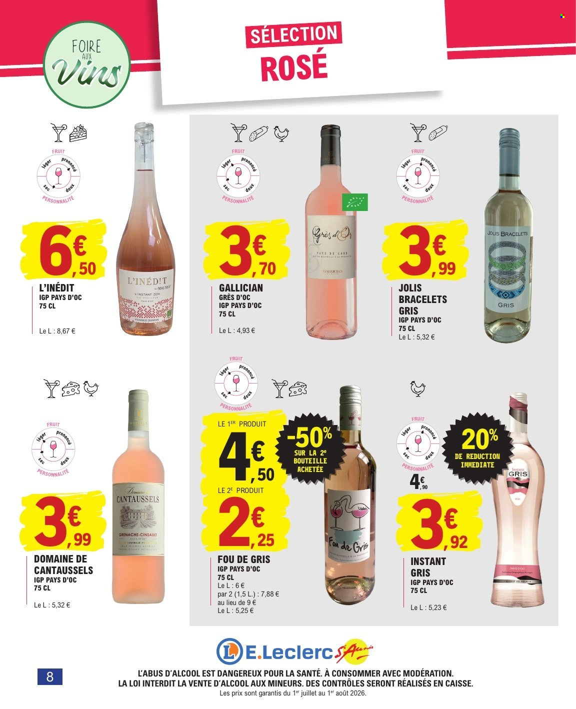 Catalogue E.Leclerc - 01.07.2026 - 01.08.2026. Page 8