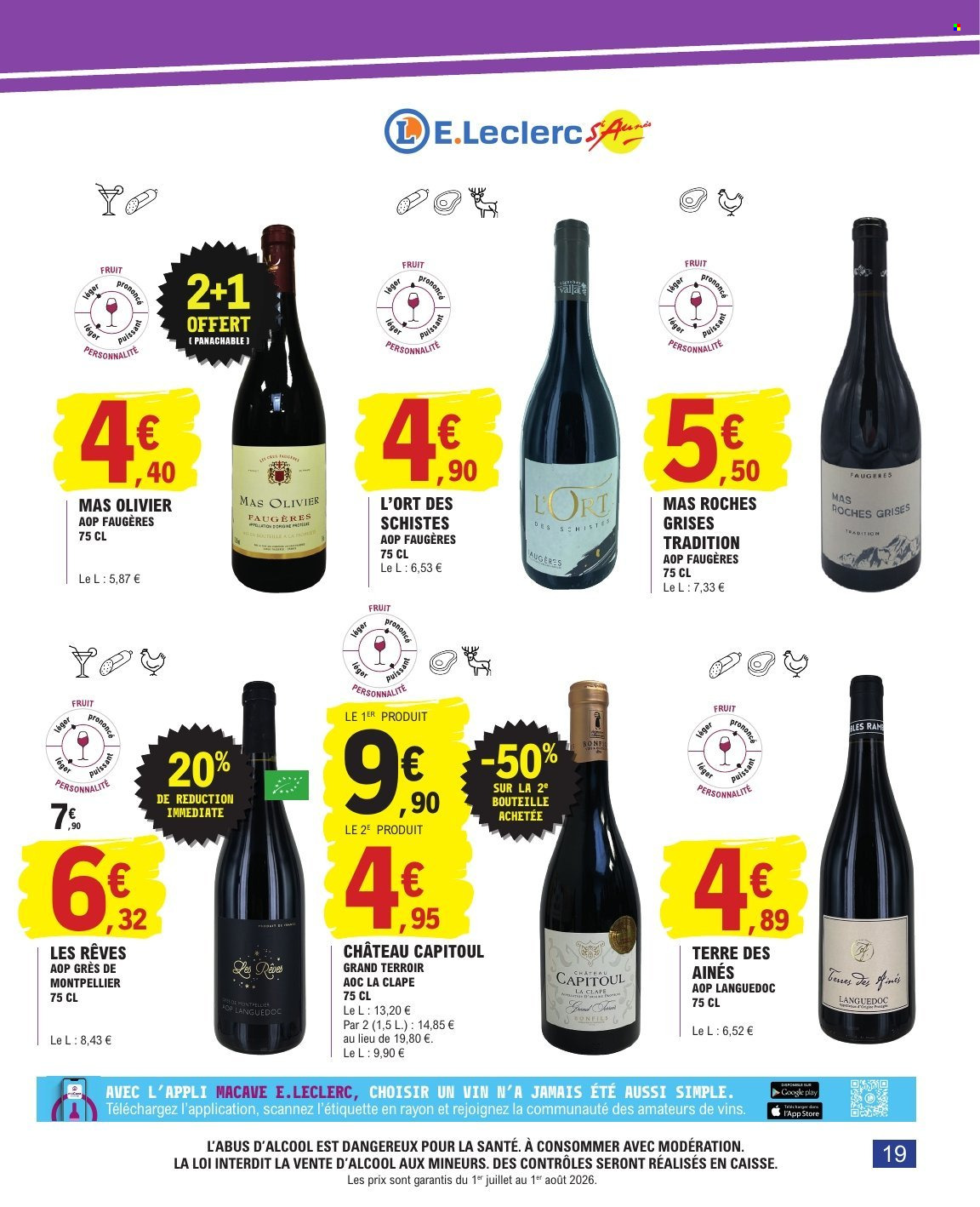 Catalogue E.Leclerc - 01.07.2026 - 01.08.2026. Page 19