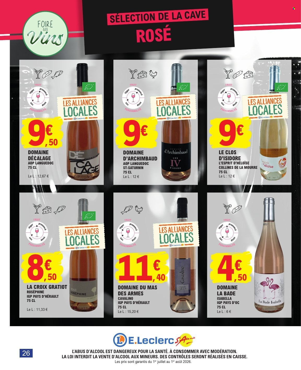 Catalogue E.Leclerc - 01.07.2026 - 01.08.2026. Page 26
