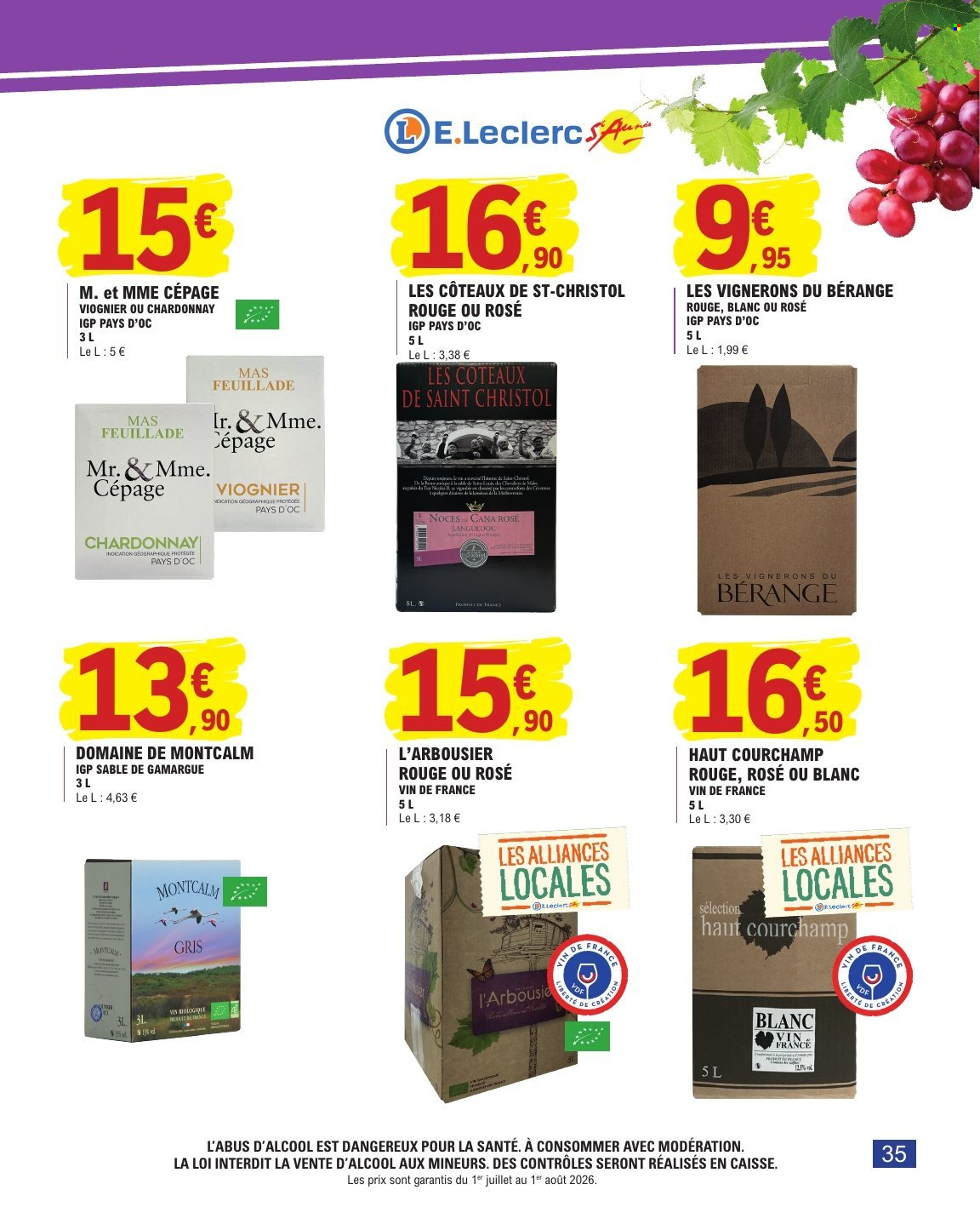 Catalogue E.Leclerc - 01.07.2026 - 01.08.2026. Page 35