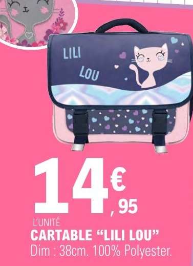 CARTABLE "LILI LOU"