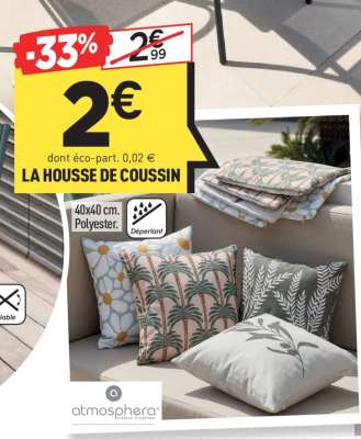 LA HOUSSE DE COUSSIN