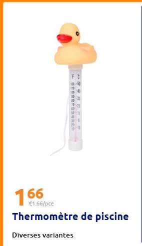 Thermomètre de piscine