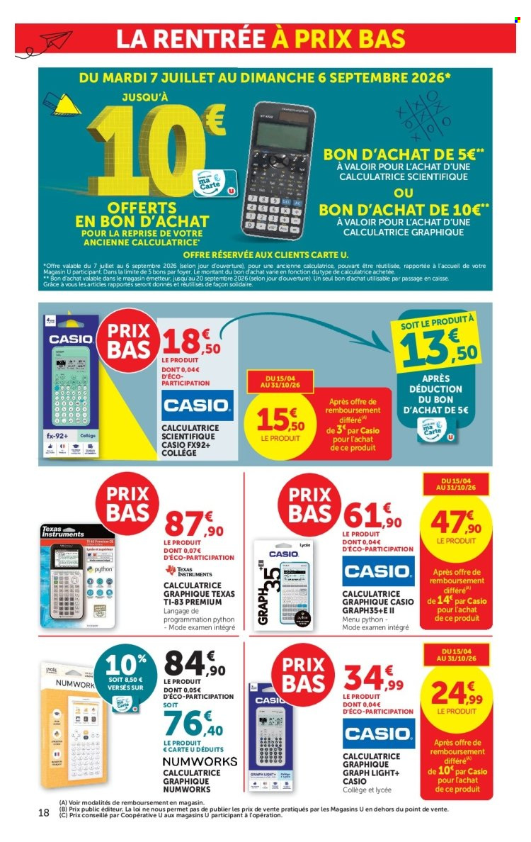 Catalogue SUPER U - 07.07.2026 - 09.08.2026. Page 18