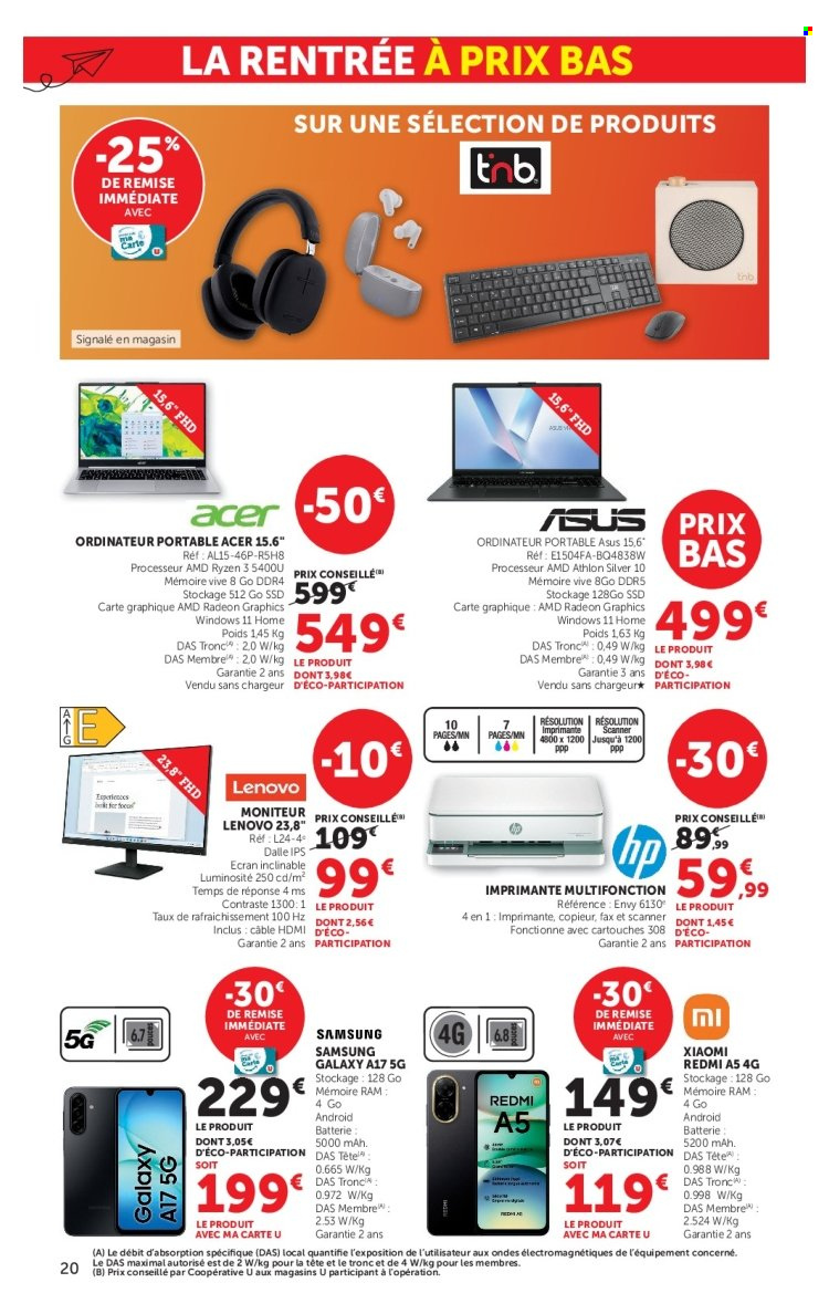 Catalogue SUPER U - 07.07.2026 - 09.08.2026. Page 20