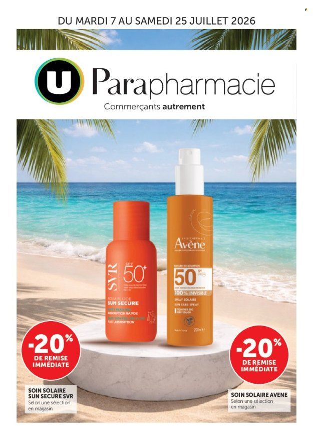 Catalogue Magasins U - 07.07.2026 - 25.07.2026. Page 1