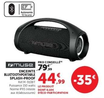 ENCEINTE BLUETOOTH PORTABLE SPLASH-PROOF