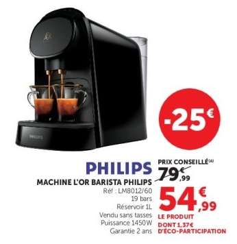 PHILIPS MACHINE L'OR BARISTA PHILIPS