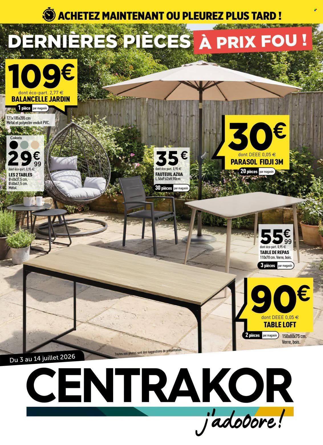 Catalogue Centrakor - 03.07.2026 - 14.07.2026. Page 1