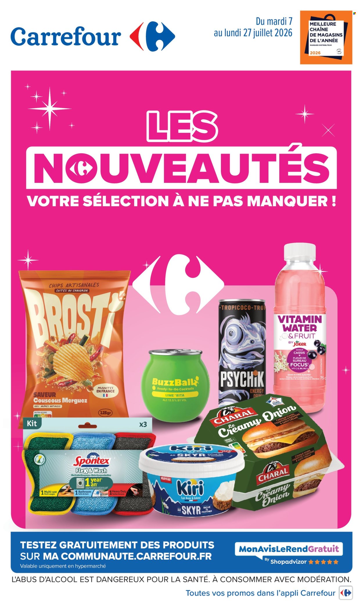 Catalogue Carrefour Hypermarchés - 07.07.2026 - 27.07.2026. Page 1