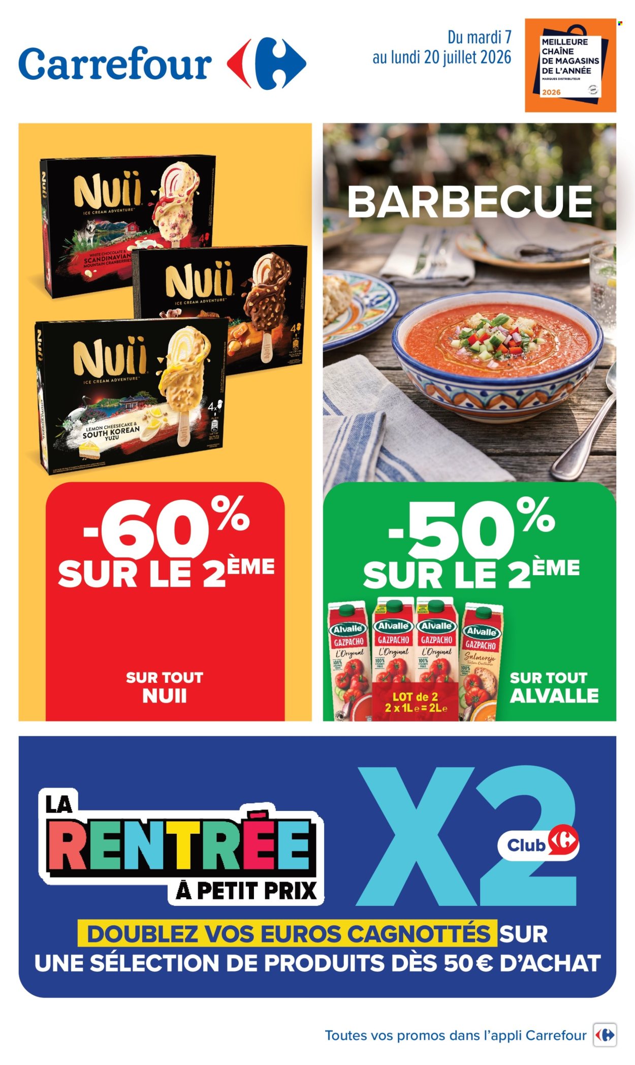 Catalogue Carrefour Hypermarchés - 07.07.2026 - 20.07.2026. Page 1