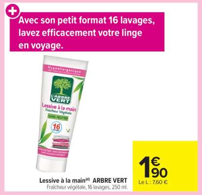 Lessive à la main ARBRE VERT