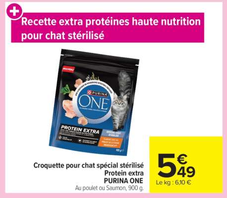 PURINA ONE Protein Extra