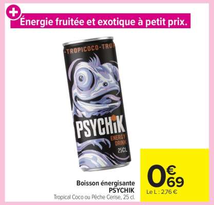 Boisson énergisante PSYCHIK