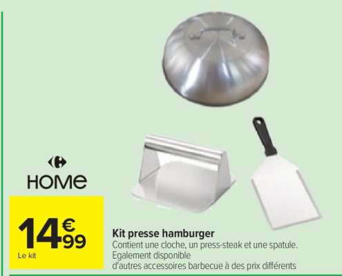 Kit presse hamburger