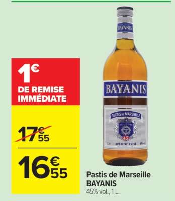 Pastis de Marseille Bayanis