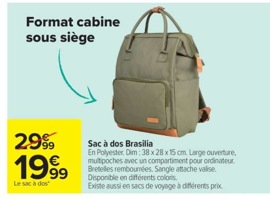 Sac à dos Brasilia
