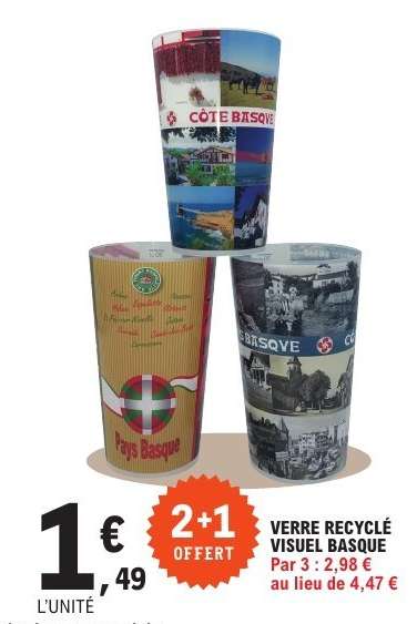 VERRE RECYCLÉ VISUEL BASQUE