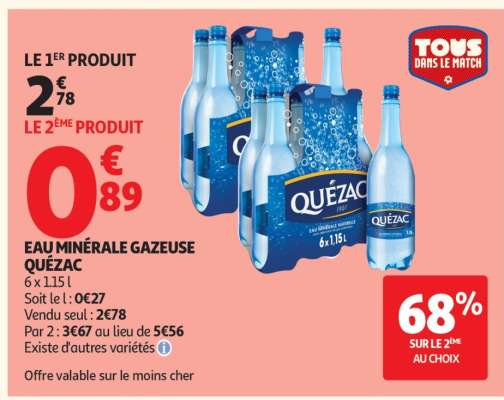 Eau Minérale Gazeuse Quézac