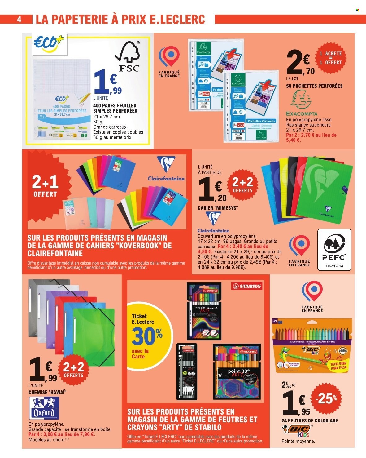 Catalogue E.Leclerc - 07.07.2026 - 18.07.2026. Page 4