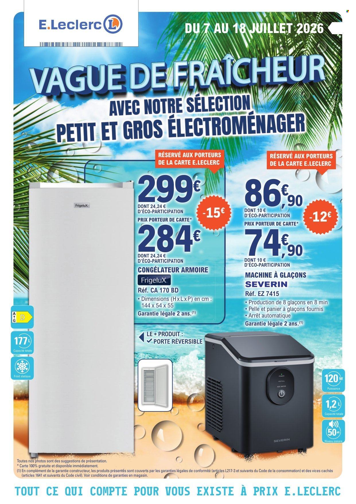 Catalogue E.Leclerc - 07.07.2026 - 18.07.2026. Page 1